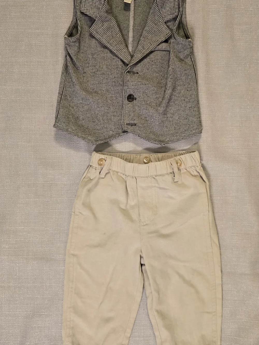 Clasix Beginnings Baby Boys Vest & Khaki Pants Dress Set 9M